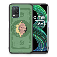 Thumbnail for Θήκη Αγίου Βαλεντίνου Realme 8 5G Big Money από τη Smartfits με σχέδιο στο πίσω μέρος και μαύρο περίβλημα | Realme 8 5G Big Money case with colorful back and black bezels