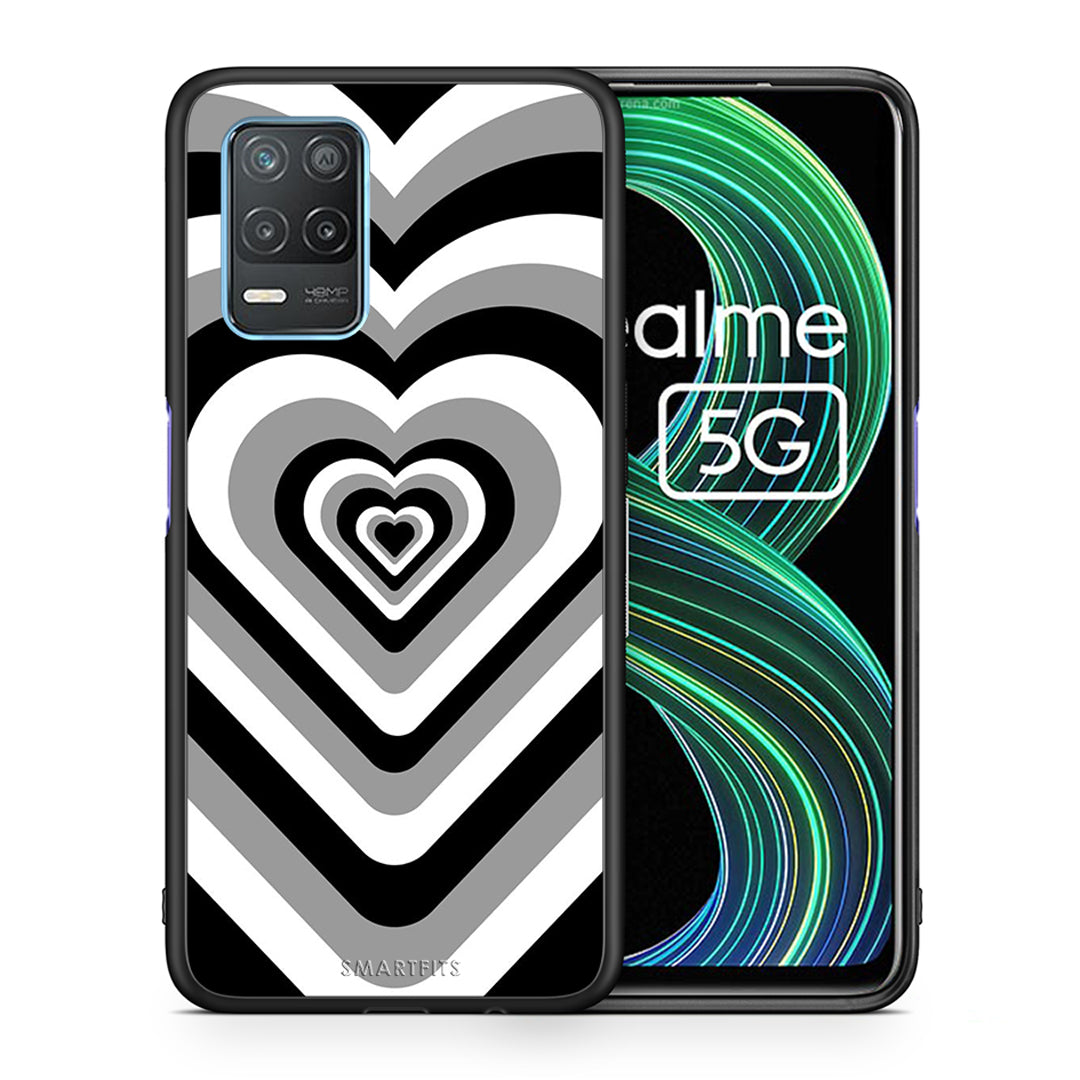 Black Hearts - Realme 8 5G case