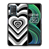 Thumbnail for Black Hearts - Realme 8 5G case