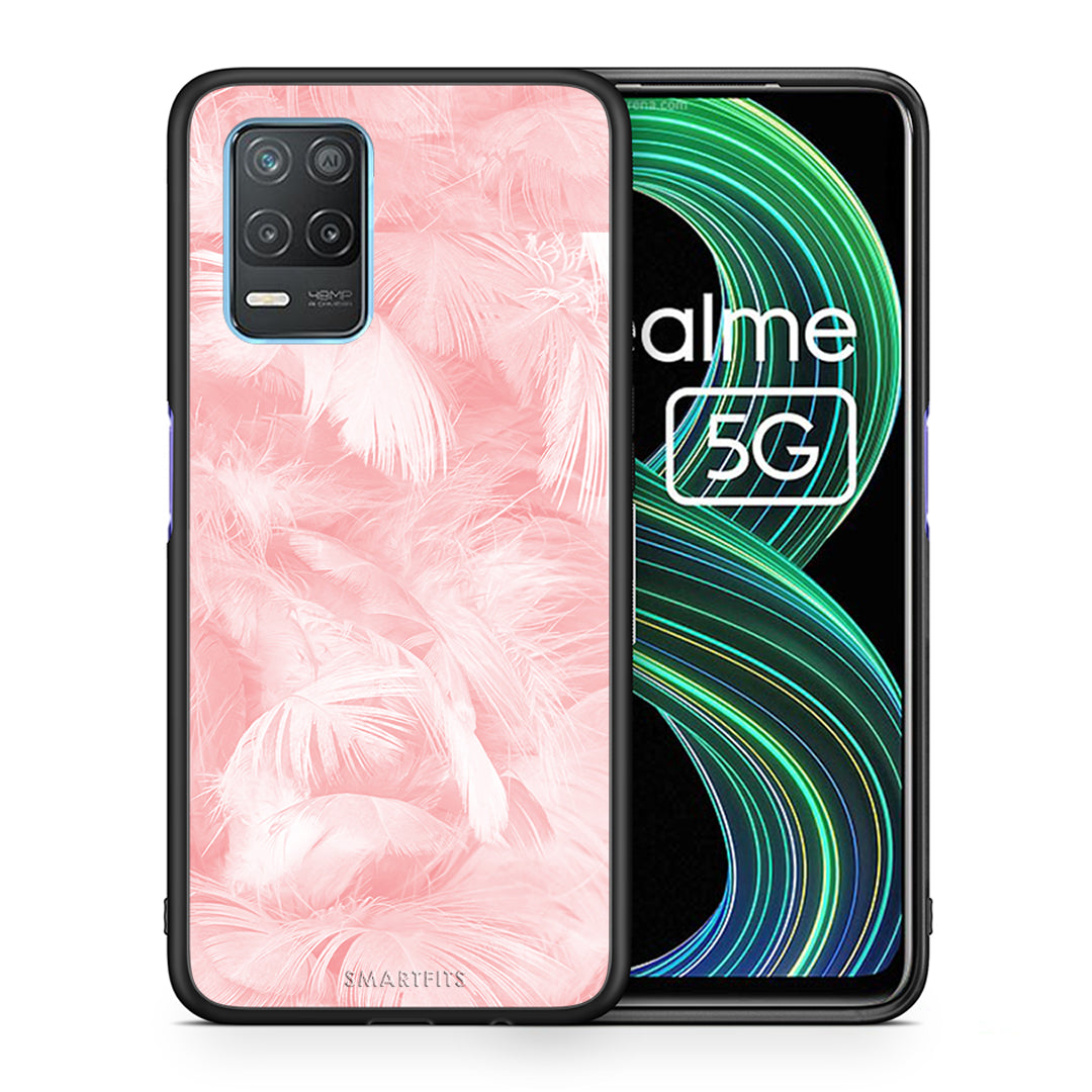 Boho Pink Feather - Realme 8 5G case