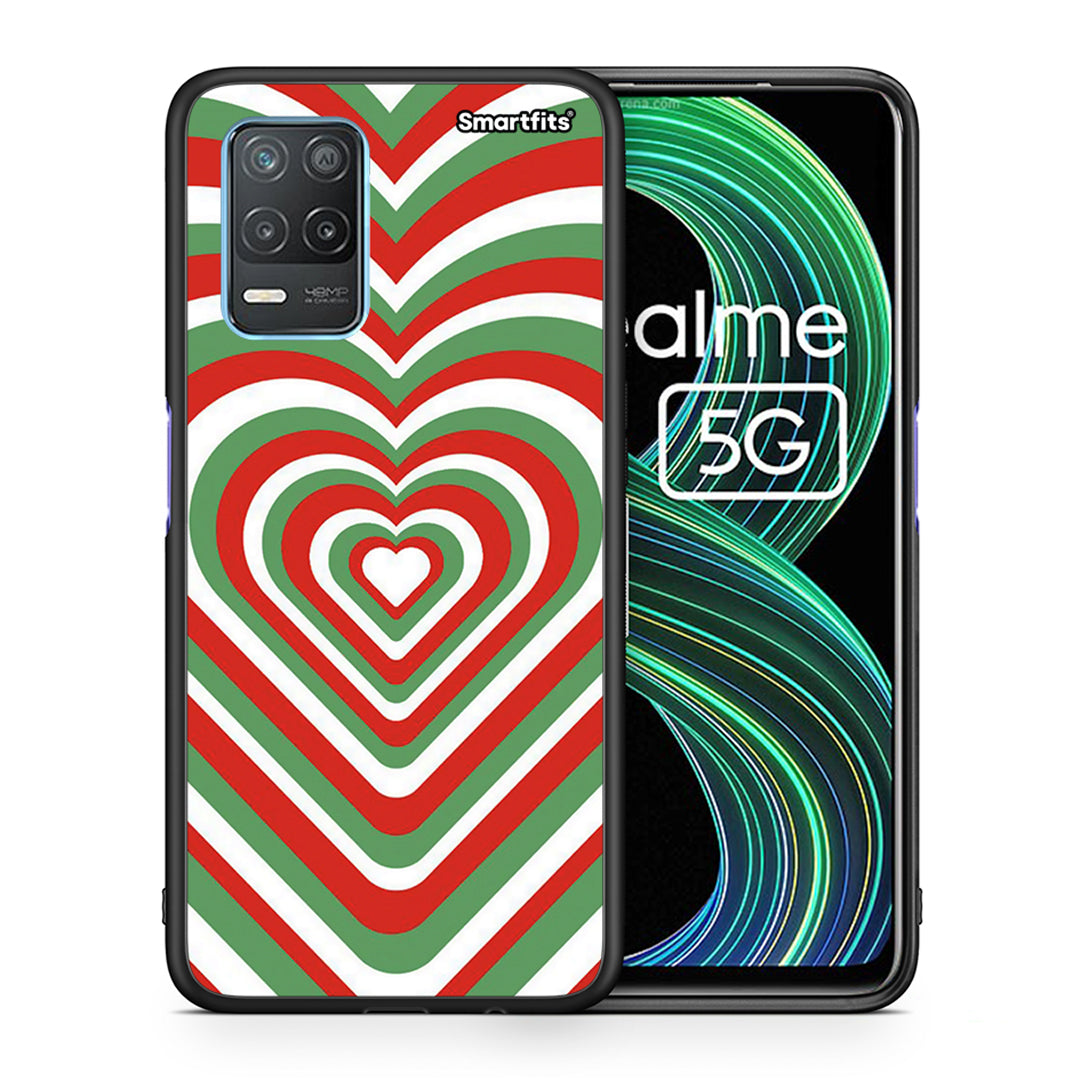 Christmas Hearts - Realme 8 5G case