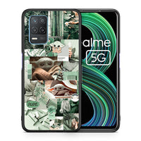 Thumbnail for Θήκη Αγίου Βαλεντίνου Realme 8 5G Collage Dude από τη Smartfits με σχέδιο στο πίσω μέρος και μαύρο περίβλημα | Realme 8 5G Collage Dude case with colorful back and black bezels