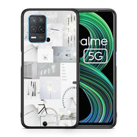 Thumbnail for Θήκη Αγίου Βαλεντίνου Realme 8 5G Collage Make Me Wonder από τη Smartfits με σχέδιο στο πίσω μέρος και μαύρο περίβλημα | Realme 8 5G Collage Make Me Wonder case with colorful back and black bezels