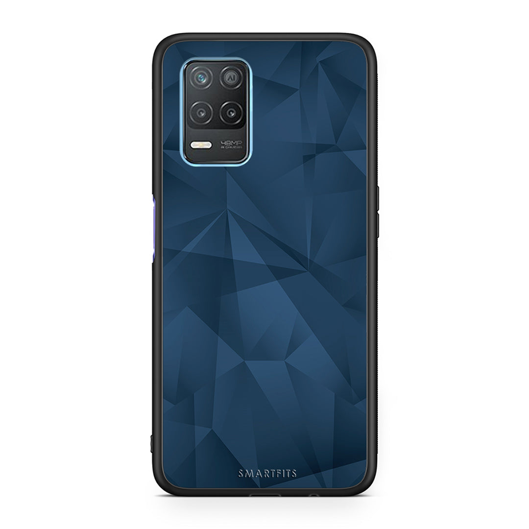 Geometric Blue Abstract - Realme 8 5G case