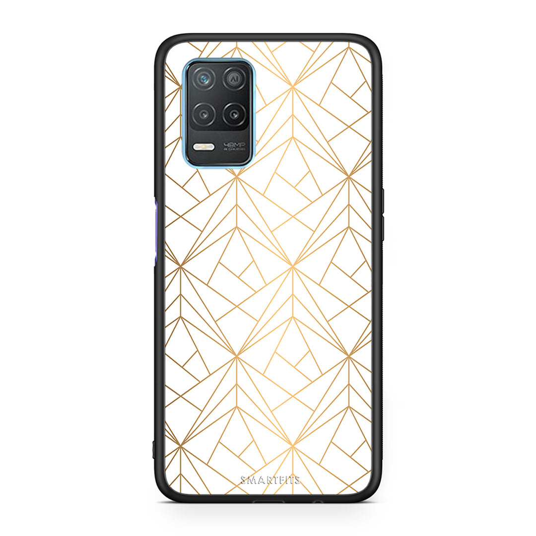 Geometric Luxury White - Realme 8 5G case