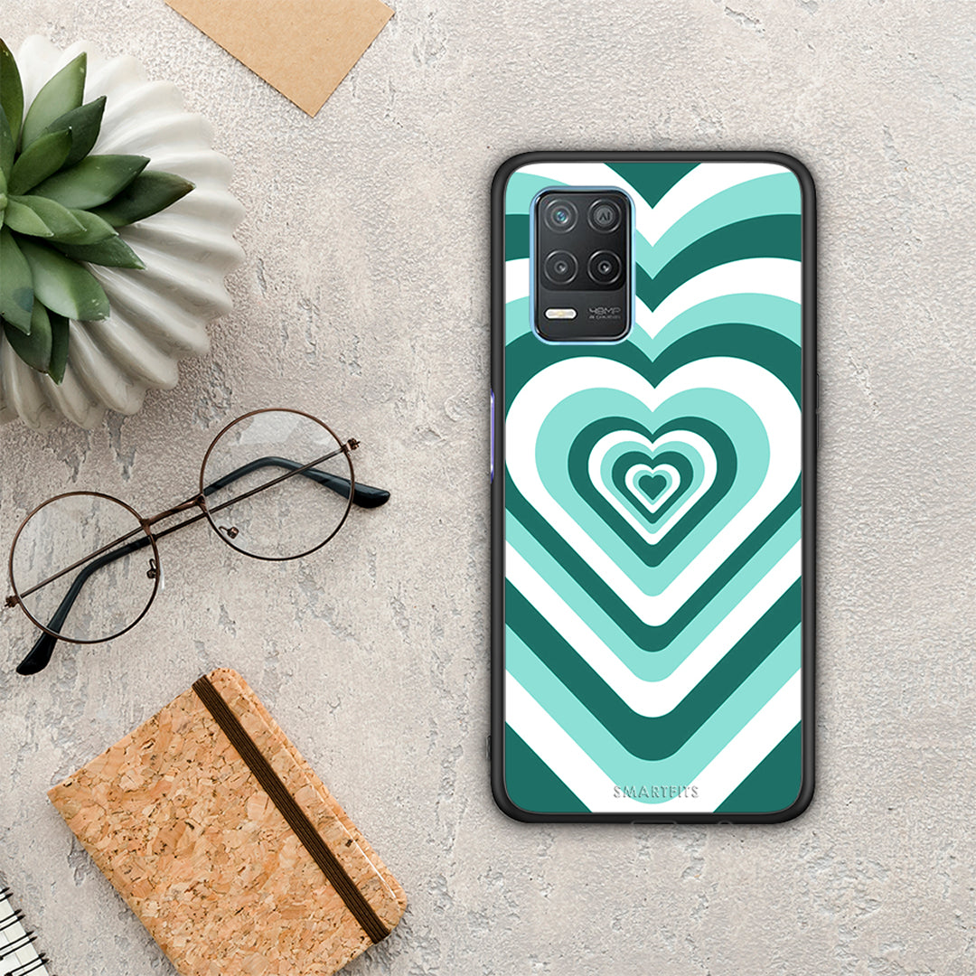 Green Hearts - Realme 8 5G case