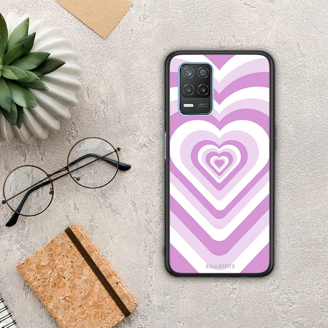 Lilac Hearts - Realme 8 5G case