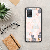 Thumbnail for Marble Hexagon Pink - Realme 8 5G case