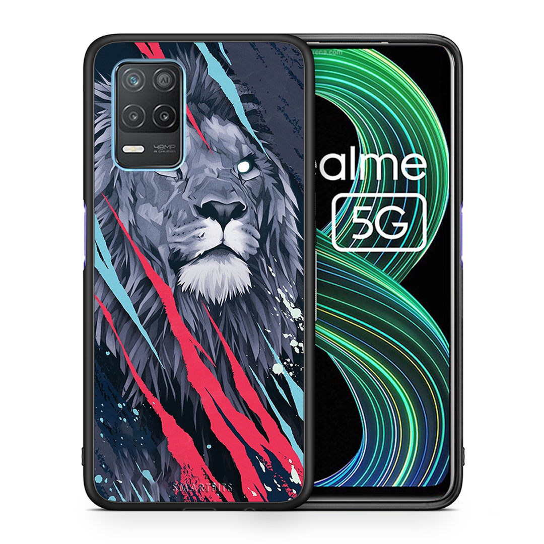 Popart Lion Designer - Realme 8 5G case