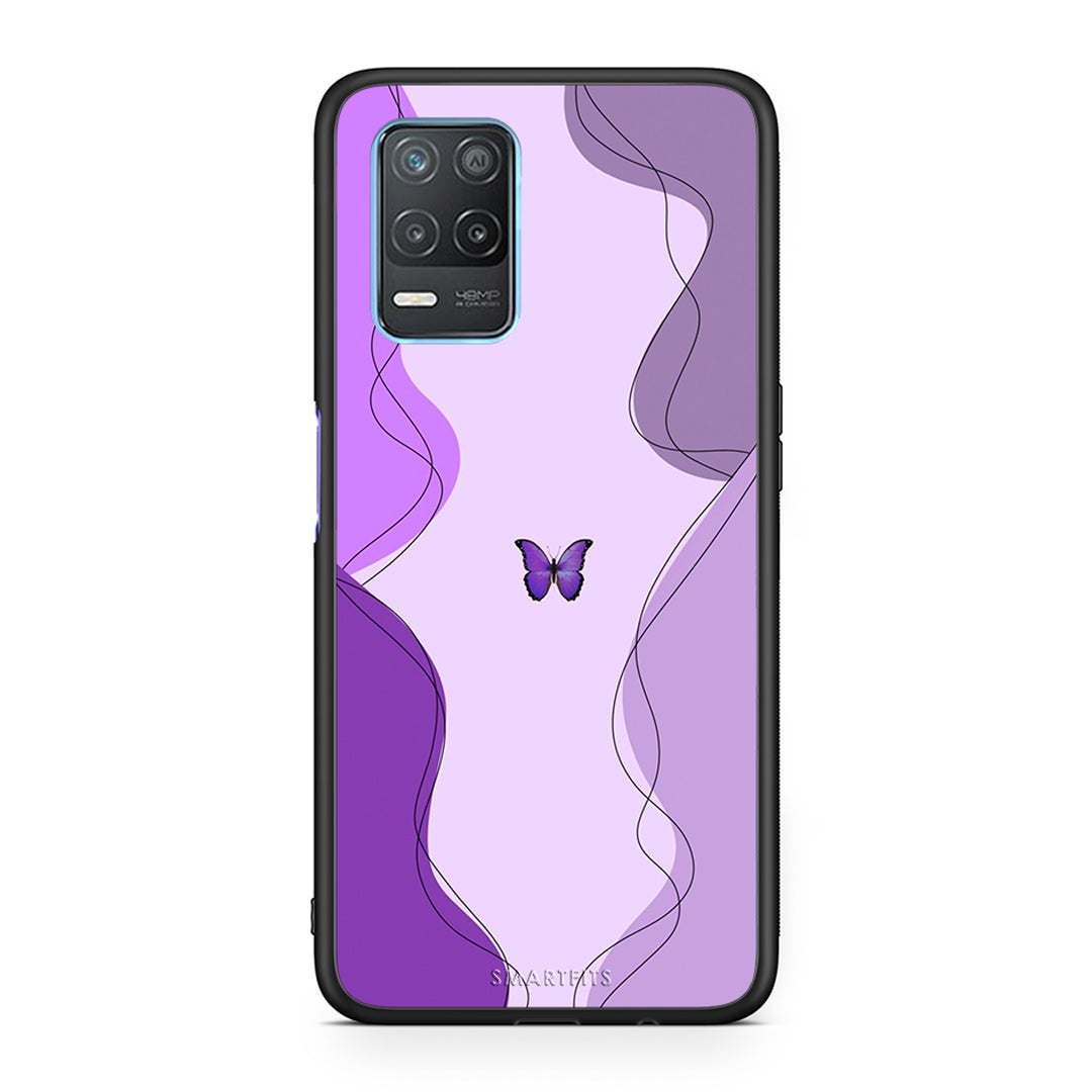 Purple Mariposa - Realme 8 5G case