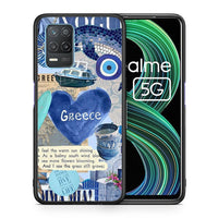 Thumbnail for Θήκη Realme 8 5G Summer In Greece από τη Smartfits με σχέδιο στο πίσω μέρος και μαύρο περίβλημα | Realme 8 5G Summer In Greece case with colorful back and black bezels