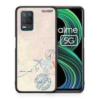 Thumbnail for Θήκη Realme 8 5G Where Next από τη Smartfits με σχέδιο στο πίσω μέρος και μαύρο περίβλημα | Realme 8 5G Where Next case with colorful back and black bezels