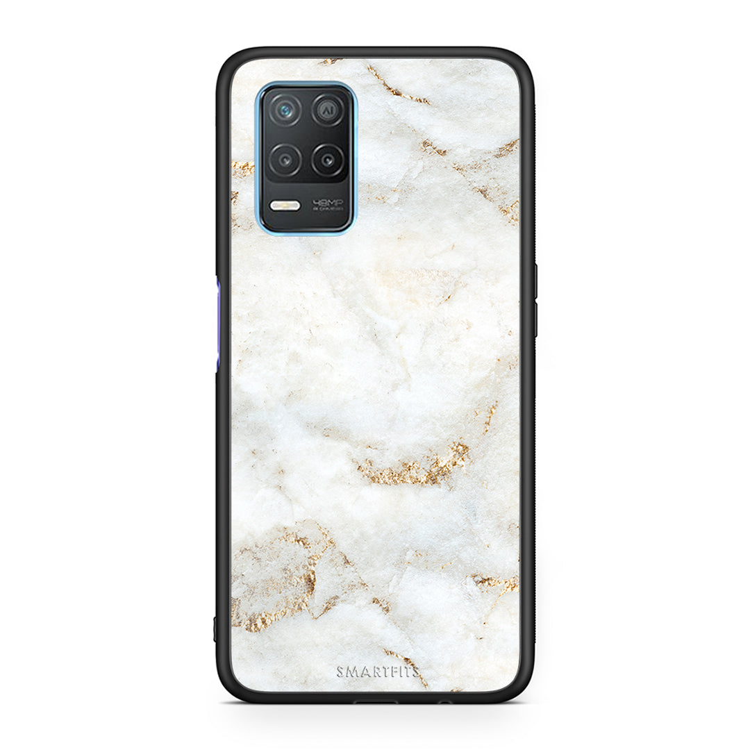 White Gold Marble - Realme 8 5G case
