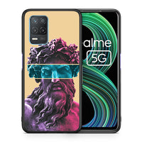 Thumbnail for Θήκη Αγίου Βαλεντίνου Realme 8 5G Zeus Art από τη Smartfits με σχέδιο στο πίσω μέρος και μαύρο περίβλημα | Realme 8 5G Zeus Art case with colorful back and black bezels
