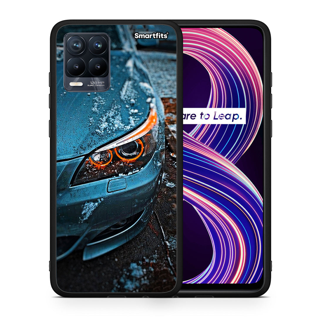 Θήκη Realme 8 / 8 Pro Bmw E60 από τη Smartfits με σχέδιο στο πίσω μέρος και μαύρο περίβλημα | Realme 8 / 8 Pro Bmw E60 case with colorful back and black bezels
