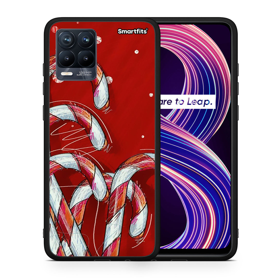 Candy Cane - Realme 8 /8 Pro case