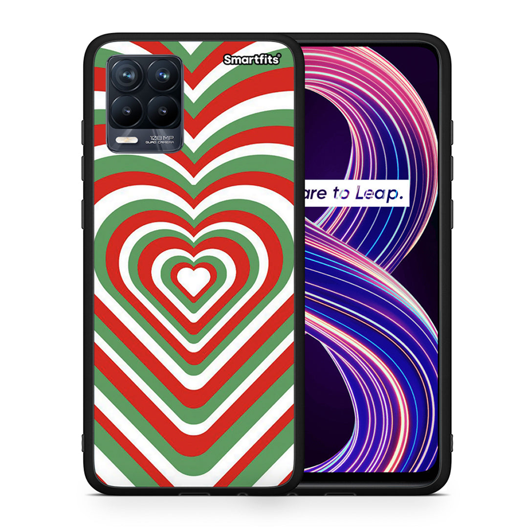 Christmas Hearts - Realme 8 /8 Pro case