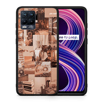 Thumbnail for Θήκη Αγίου Βαλεντίνου Realme 8 / 8 Pro Collage You Can από τη Smartfits με σχέδιο στο πίσω μέρος και μαύρο περίβλημα | Realme 8 / 8 Pro Collage You Can case with colorful back and black bezels