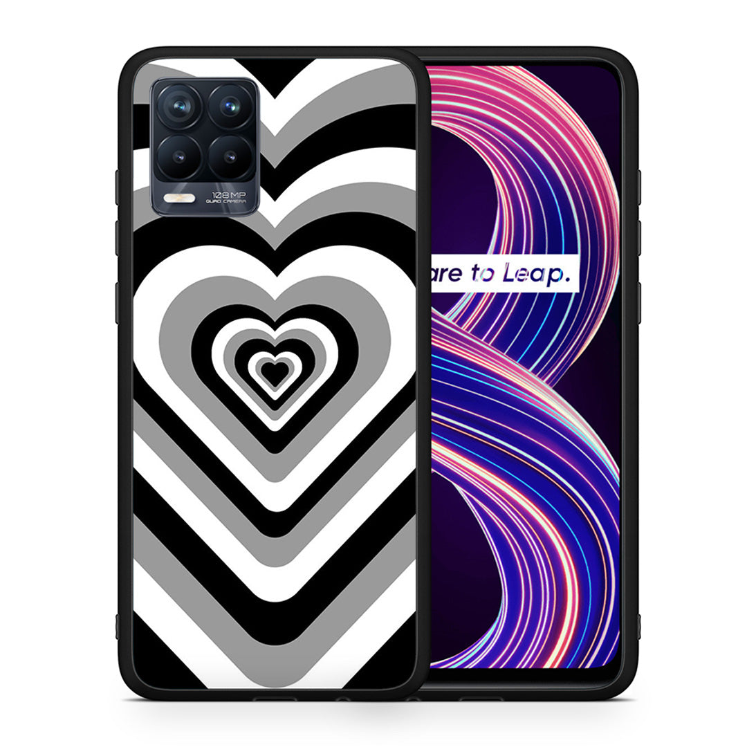 Black Hearts - Realme 8 /8 Pro case