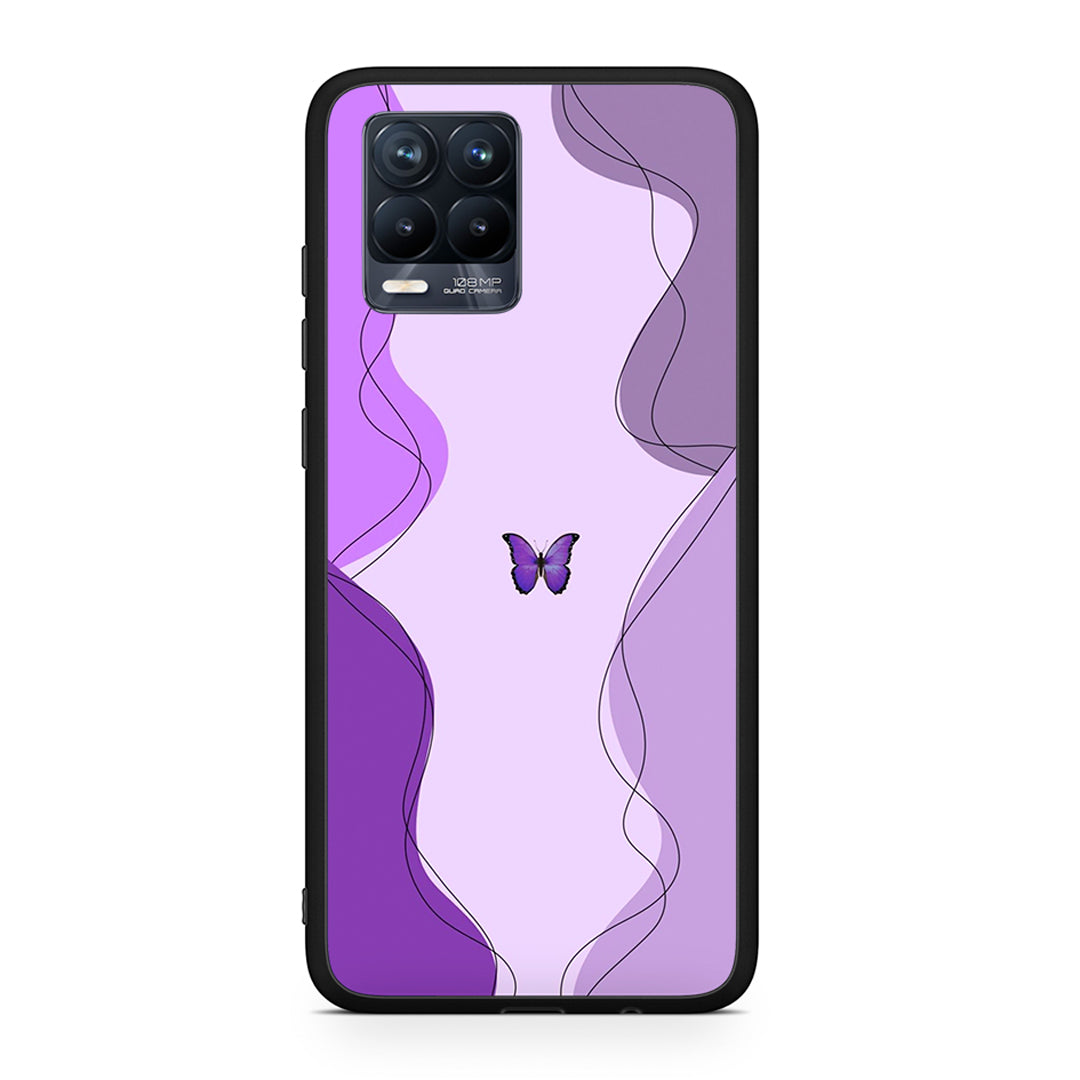 Purple Mariposa - Realme 8 /8 Pro case