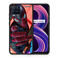 Thumbnail for Θήκη Realme 8 / 8 Pro Spider Hand από τη Smartfits με σχέδιο στο πίσω μέρος και μαύρο περίβλημα | Realme 8 / 8 Pro Spider Hand case with colorful back and black bezels