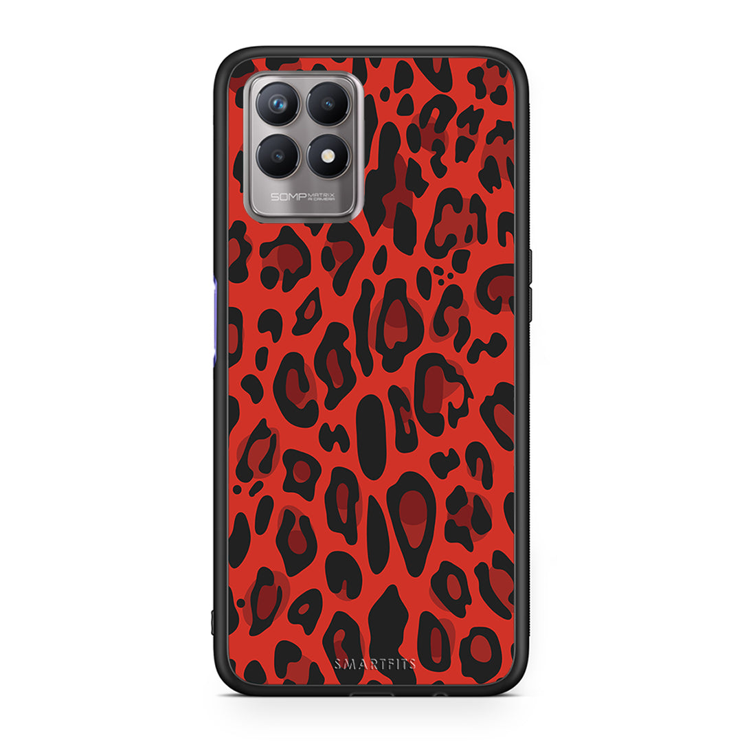 Animal Red Leopard - Realme 8i case