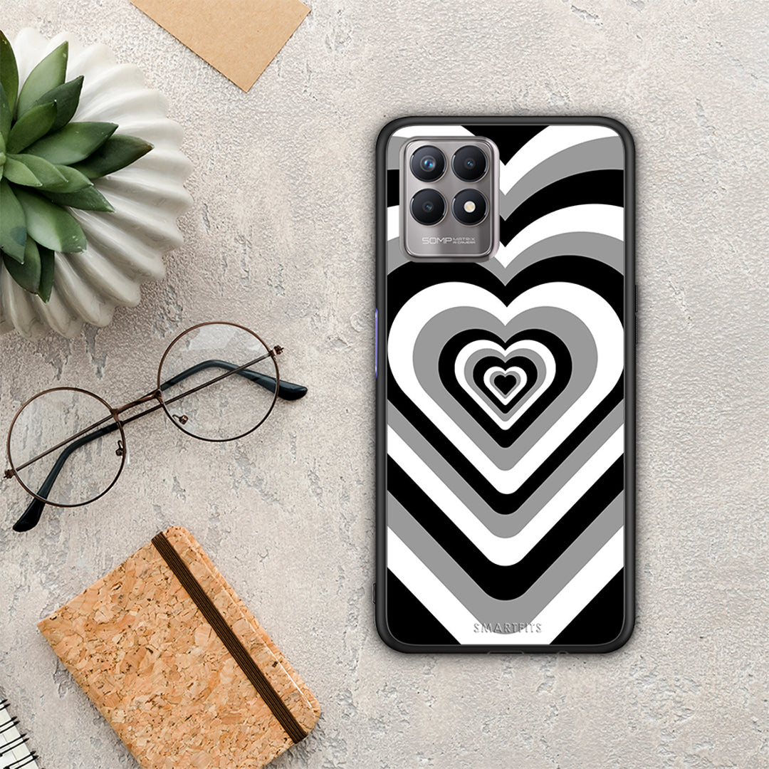 Black Hearts - Realme 8i case