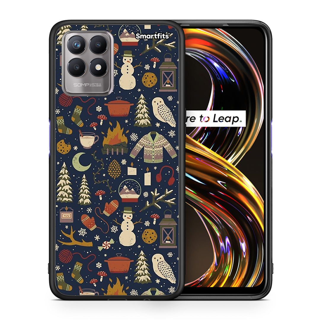 Christmas Elements - Realme 8i Case