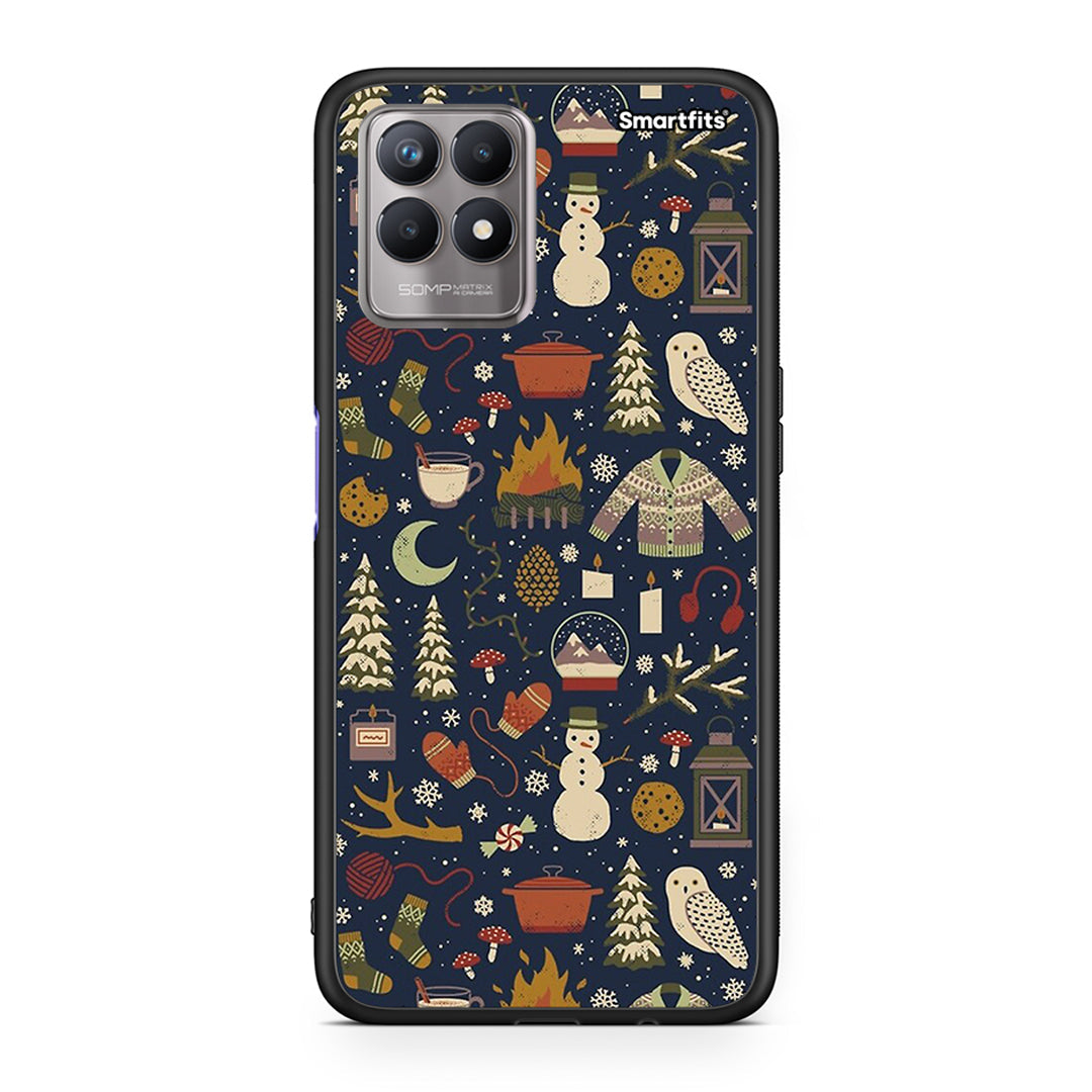 Christmas Elements - Realme 8i Case