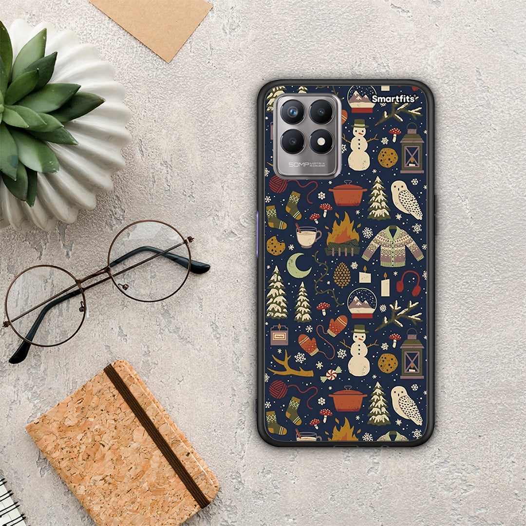 Christmas Elements - Realme 8i Case