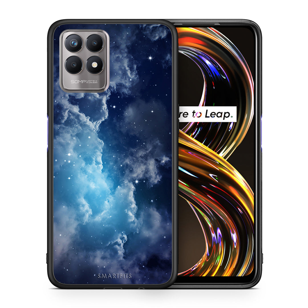 Galactic Blue Sky - Realme 8i case