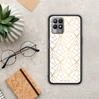 Thumbnail for Geometric Luxury White - Realme 8i Case