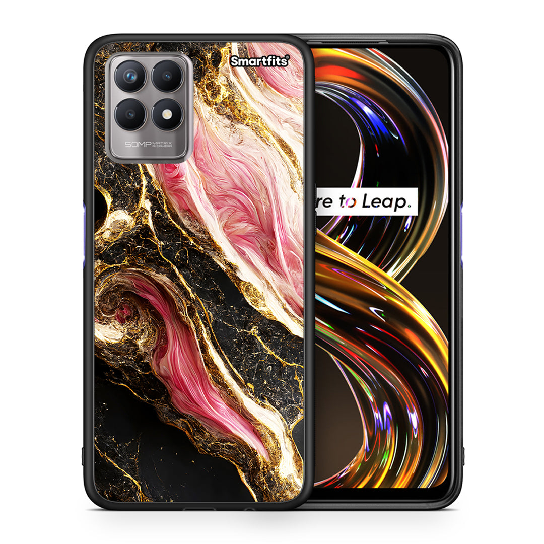 Glamorous Pink Marble - Realme 8i Case