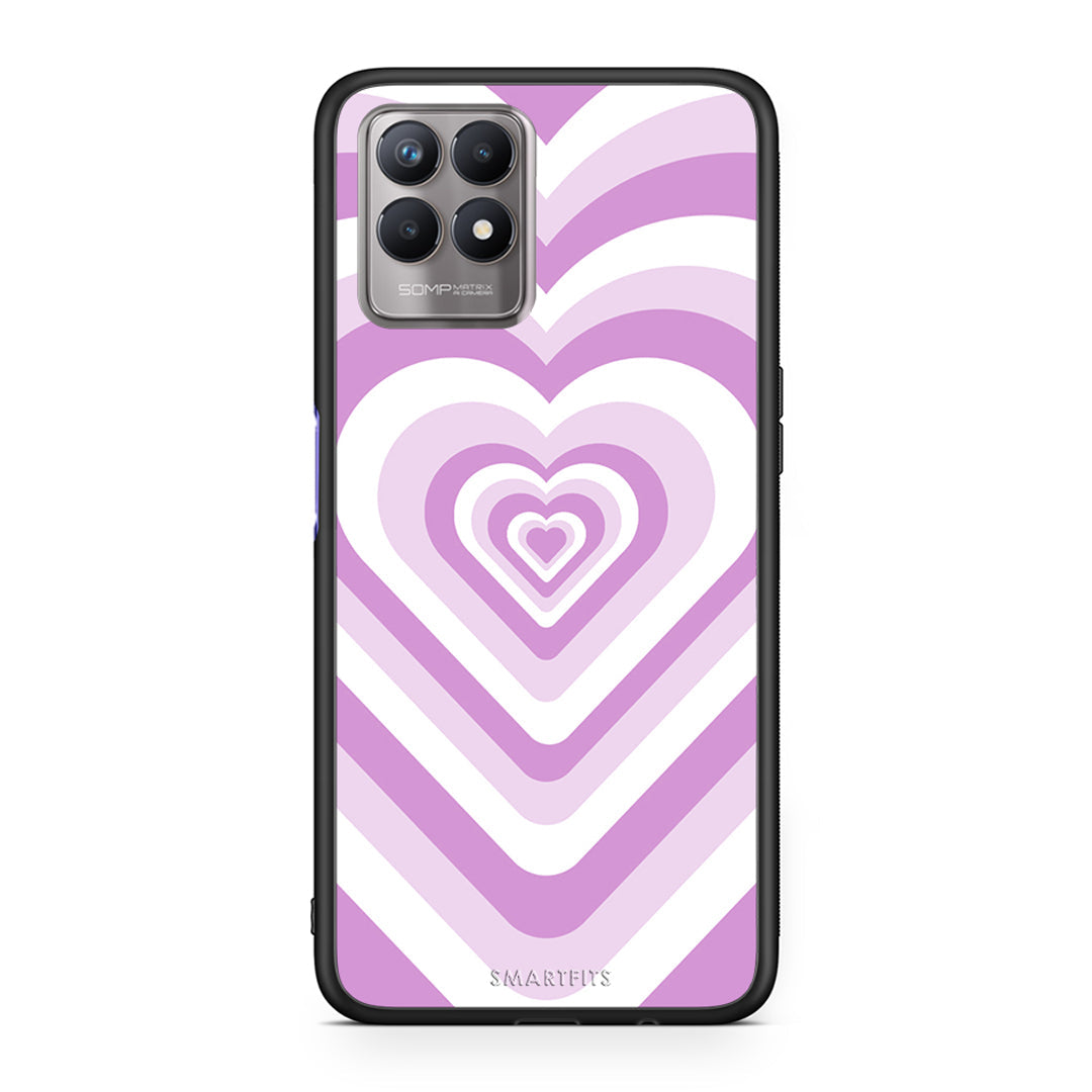 Lilac Hearts - Realme 8i case