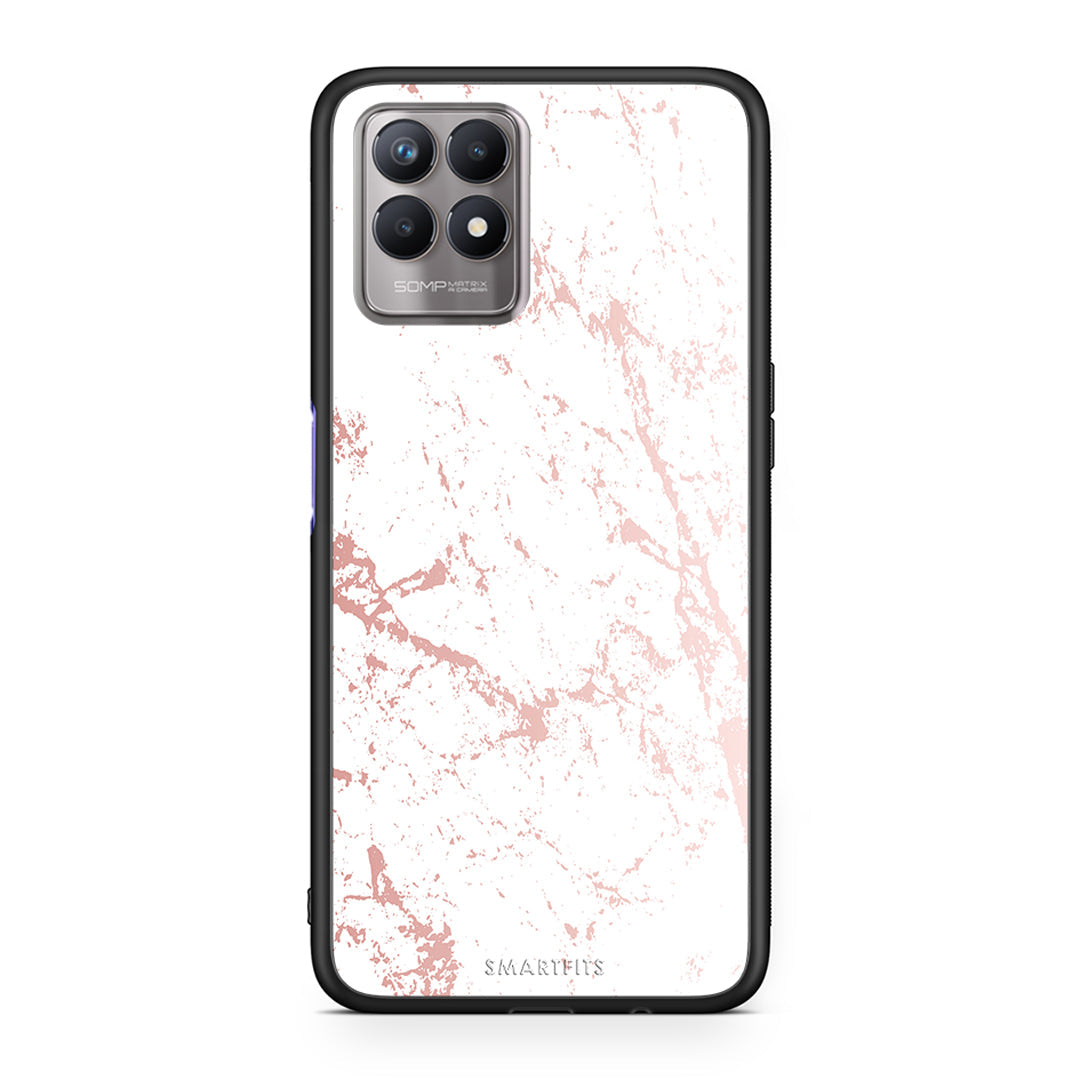 Marble Pink Splash - Realme 8i case