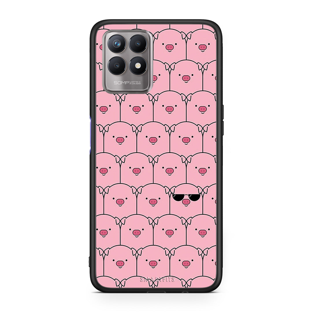 Pig Glasses - Realme 8i case