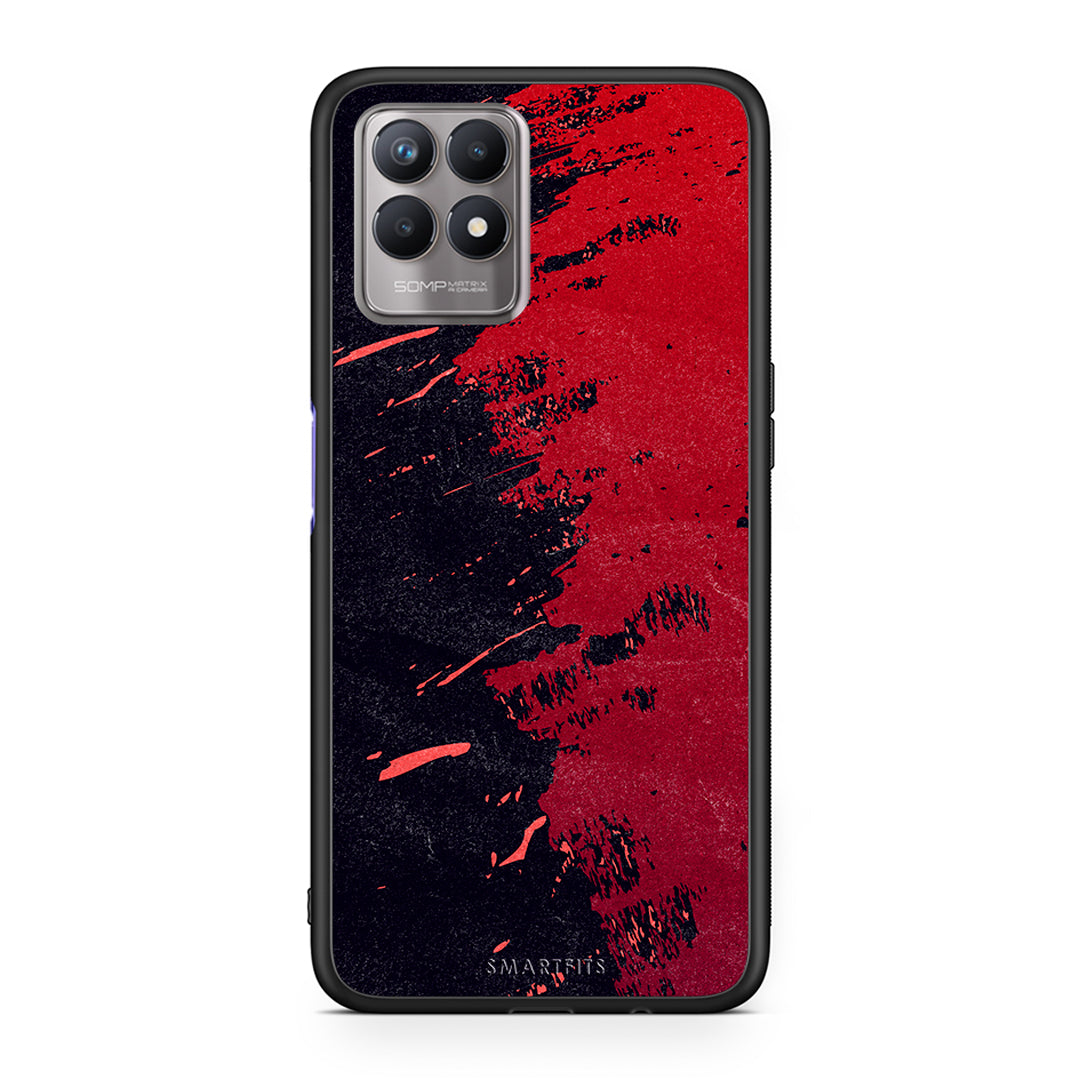 Red Paint - Realme 8i case