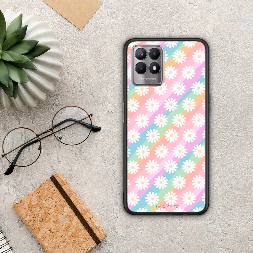 White Daisies - Realme 8i Case