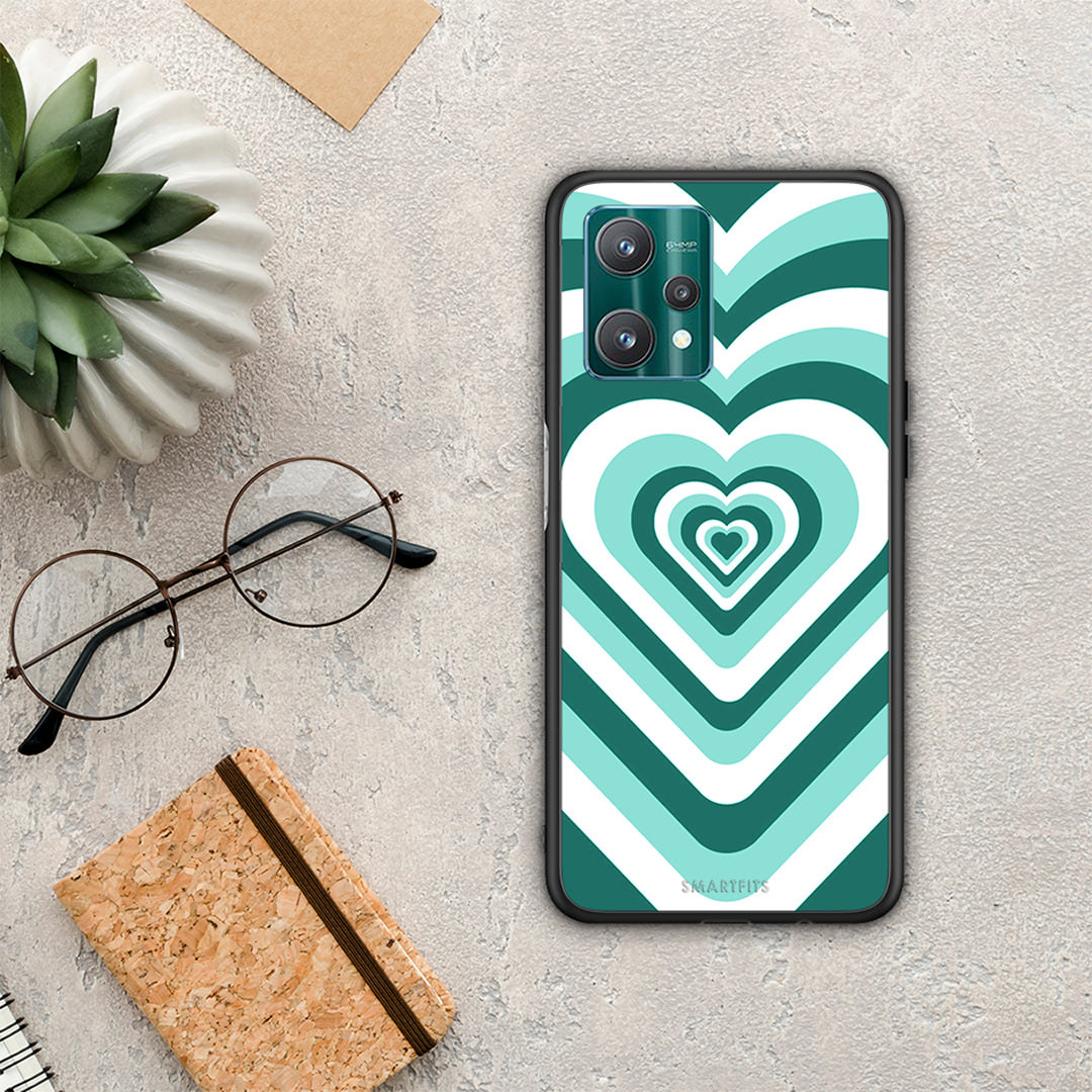 Green Hearts - Realme 9 Pro case