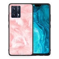 Thumbnail for Boho Pink Feather - Realme 9 / 9 Pro+ 5G case
