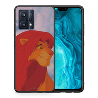 Thumbnail for Θήκη Αγίου Βαλεντίνου Realme 9 Pro Lion Love 1 από τη Smartfits με σχέδιο στο πίσω μέρος και μαύρο περίβλημα | Realme 9 Pro Lion Love 1 case with colorful back and black bezels