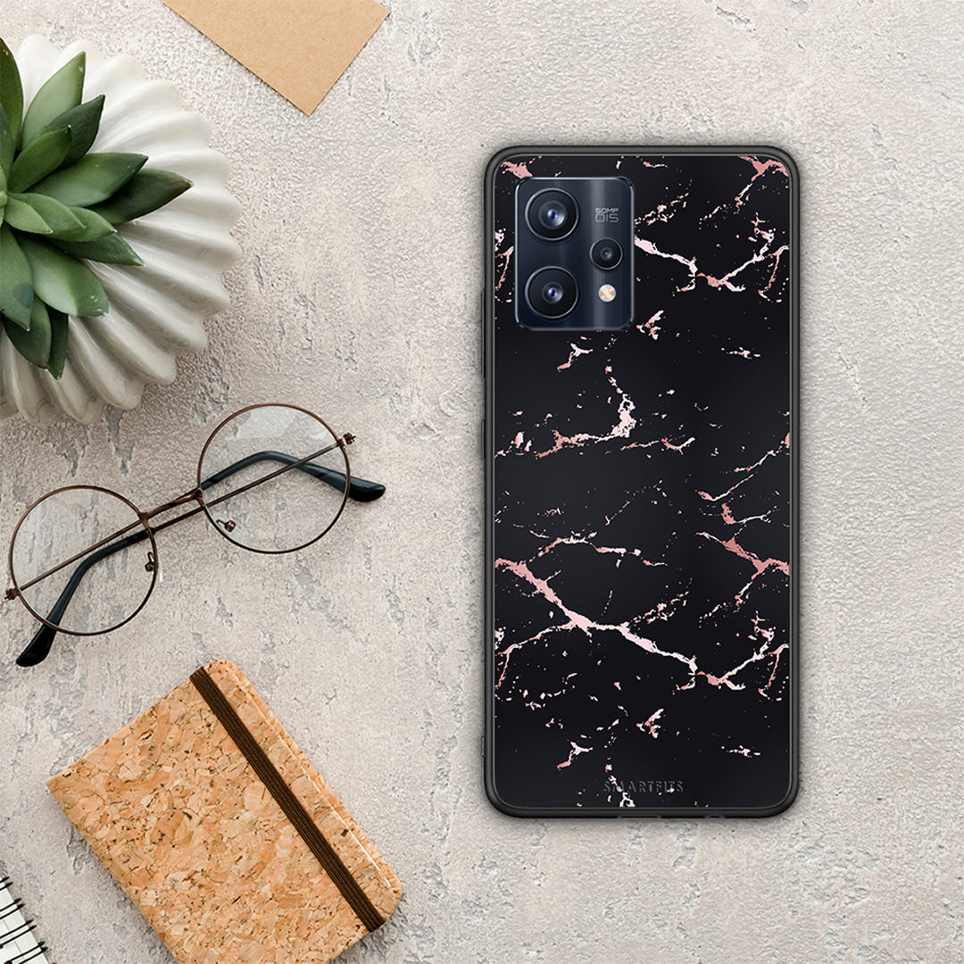 Marble Black Rosegold - Realme 9 / 9 Pro+ 5G case