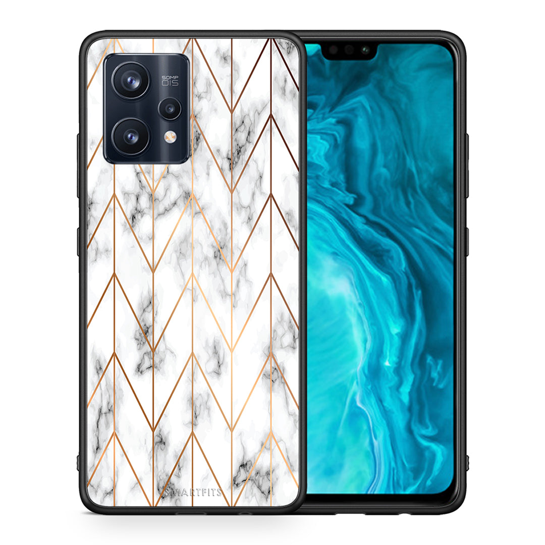 Marble Gold Geometric - Realme 9 / 9 Pro+ 5G case