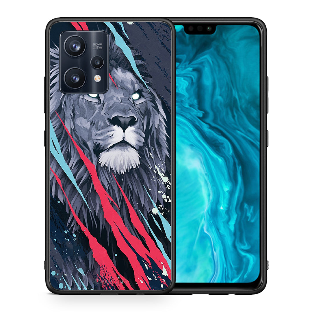 PopArt Lion Designer - Realme 9 / 9 Pro+ 5G Case