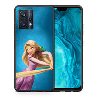 Thumbnail for Θήκη Αγίου Βαλεντίνου Realme 9 Pro Tangled 2 από τη Smartfits με σχέδιο στο πίσω μέρος και μαύρο περίβλημα | Realme 9 Pro Tangled 2 case with colorful back and black bezels