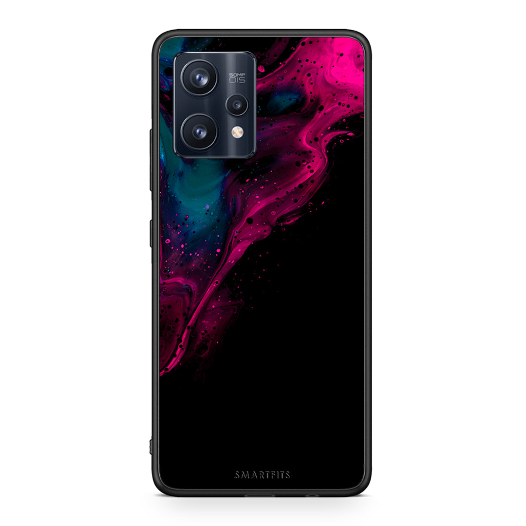 Watercolor Pink Black - Realme 9 / 9 Pro+ 5G case