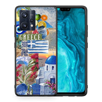 Thumbnail for Θήκη Realme 9 Pro All Greek από τη Smartfits με σχέδιο στο πίσω μέρος και μαύρο περίβλημα | Realme 9 Pro All Greek case with colorful back and black bezels