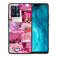 Thumbnail for Θήκη Αγίου Βαλεντίνου Realme 9 Pro Pink Love από τη Smartfits με σχέδιο στο πίσω μέρος και μαύρο περίβλημα | Realme 9 Pro Pink Love case with colorful back and black bezels
