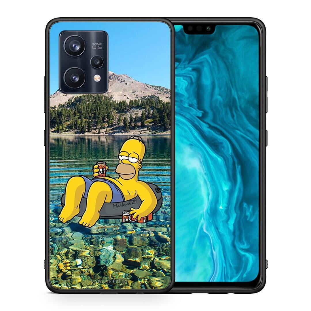 Θήκη Realme 9 Pro Summer Happiness από τη Smartfits με σχέδιο στο πίσω μέρος και μαύρο περίβλημα | Realme 9 Pro Summer Happiness case with colorful back and black bezels