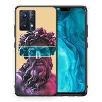 Thumbnail for Θήκη Αγίου Βαλεντίνου Realme 9 Pro Zeus Art από τη Smartfits με σχέδιο στο πίσω μέρος και μαύρο περίβλημα | Realme 9 Pro Zeus Art case with colorful back and black bezels